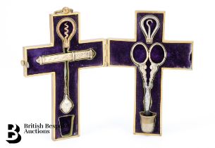 Brass Ecclesiastical Manicure Set