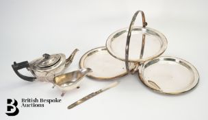 Silver Bachelor Tea Pot