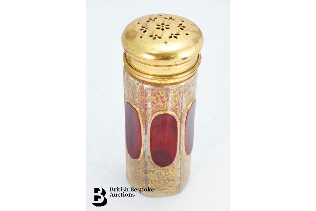 Victorian Cranberry Glass Double Scent Bottle - Image 2 of 9