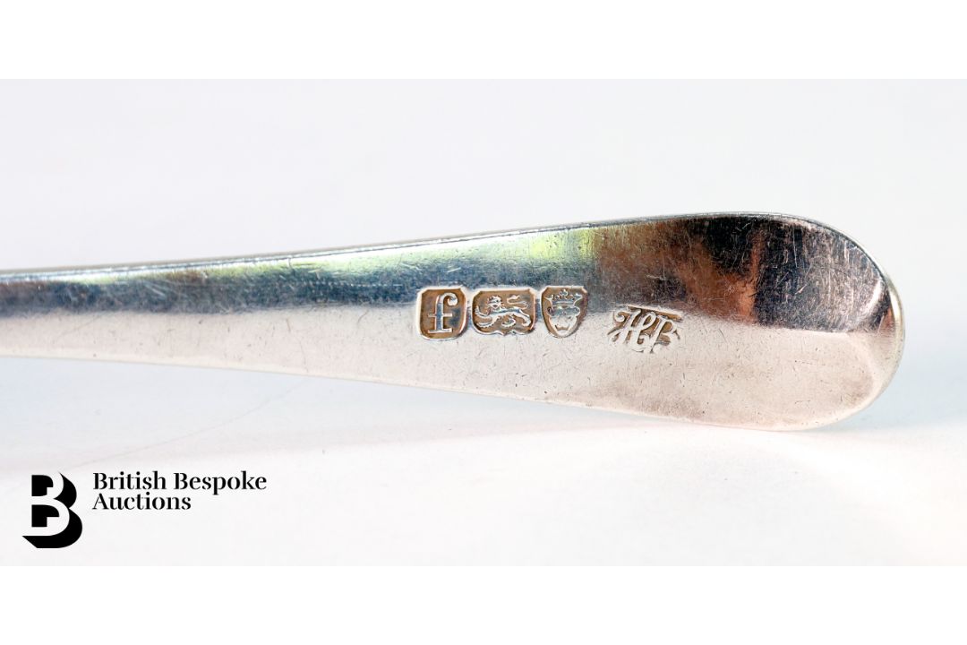 Pair of Georgian Silver Serving Spoons - Image 3 of 5