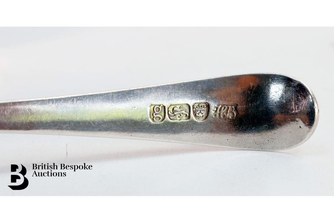 Pair of Georgian Silver Serving Spoons - Image 4 of 5