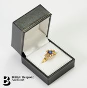 18ct Gold Sapphire and Diamond Ring
