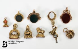 Collection of 9ct Gold Seals