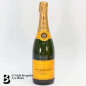 Three Bottles of Veuve Clicquot Champagne