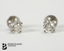 Pair of Diamond Ear Studs
