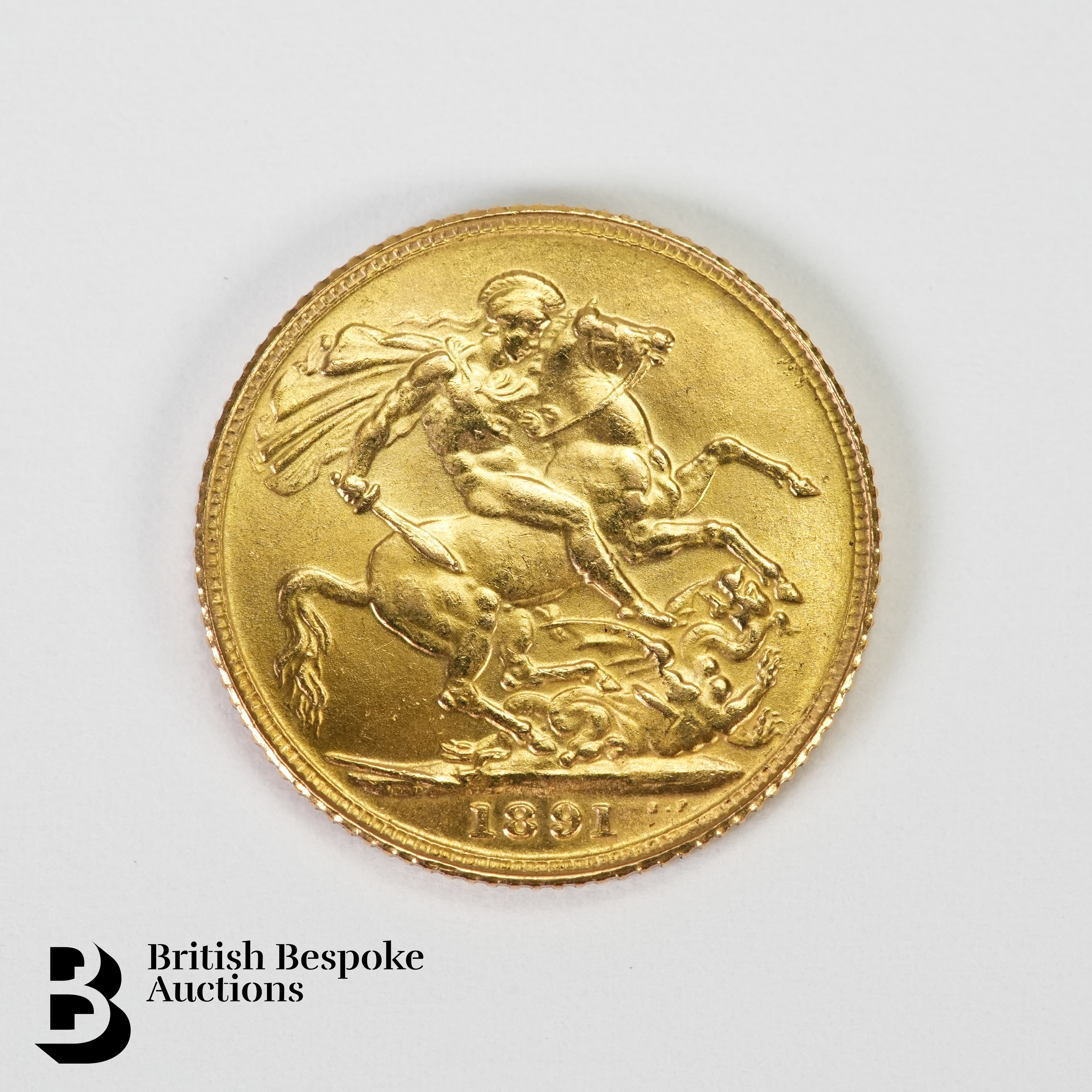 1891 Full Gold Sovereign