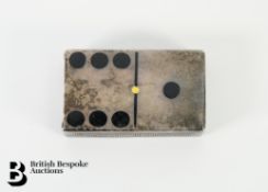 Victorian Silver Match Holder