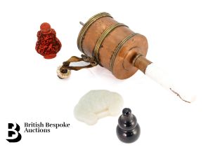 Copper Tibetan Prayer Wheel - Travels to the East