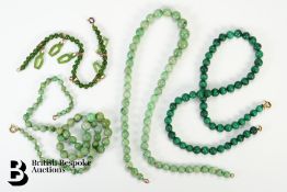 Two Hardstone Necklaces