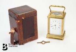 French Drocourt Carriage Clock