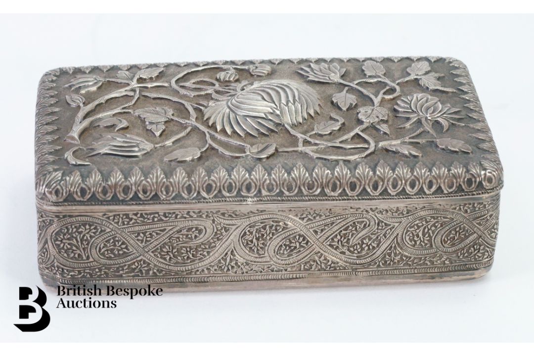 Persian Silver Cigarette Box - Image 8 of 8