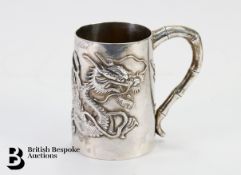 Cantonese Silver Beaker