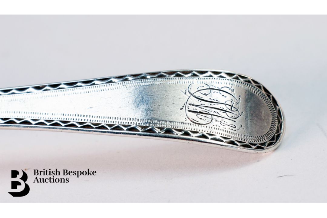 Pair of Georgian Silver Serving Spoons - Image 5 of 5