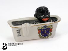 Crested China Bathing Figure