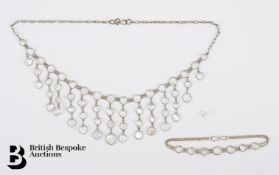 Moonstone Drop Necklace