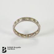 Platinum and Diamond Eternity Ring