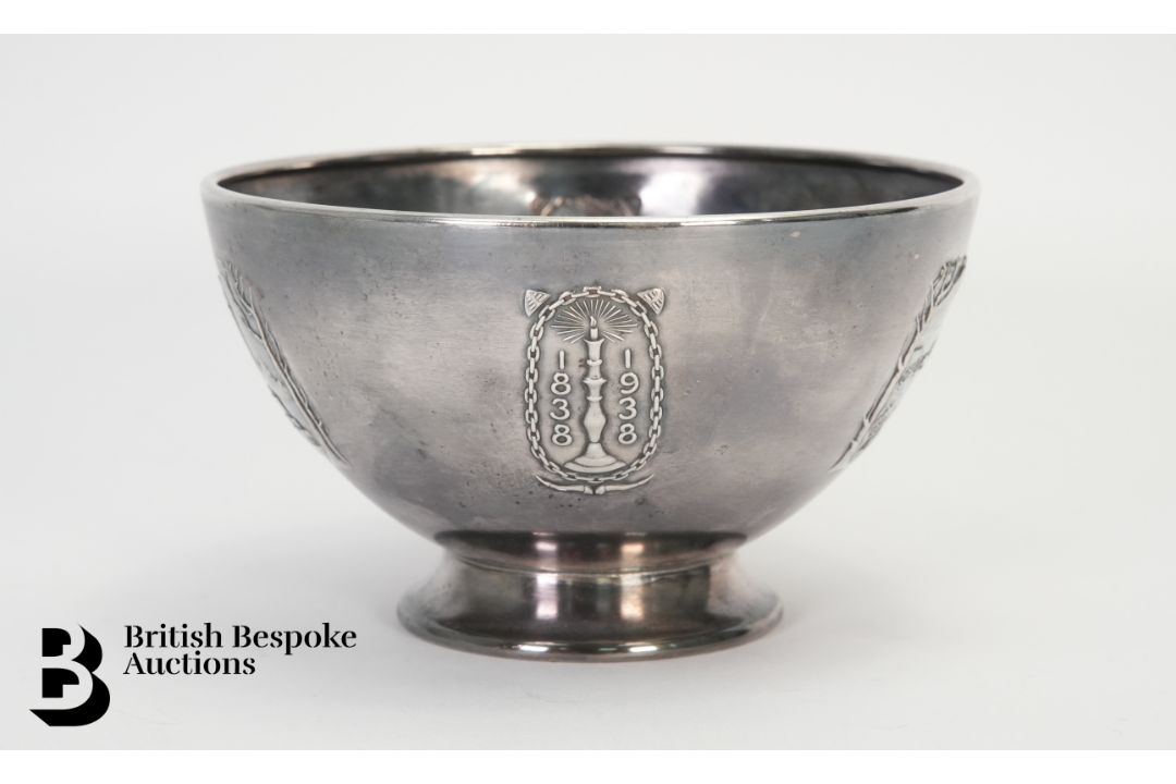 Silver Plated Aandeking Bowl - Image 3 of 5