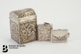 Silver Stamp Boxes