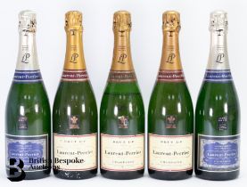 Five Bottles of French Champagne