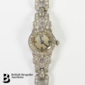 Art Deco Diamond Cocktail Watch