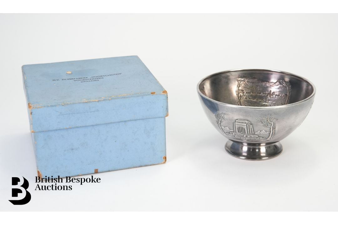 Silver Plated Aandeking Bowl - Image 1 of 5