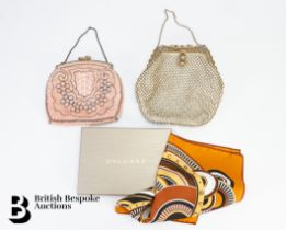 Bulgari Silk Pocket Square