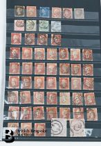 GB Stamps including a 1d black