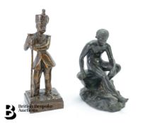 Bronze Model of a French Napoleonic Officer