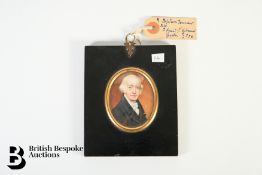 English School Portrait Miniature