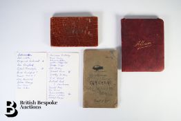A Collection of Autograph & Caricature Books