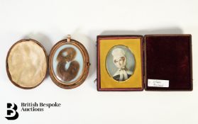 Portrait Miniature on Ivory