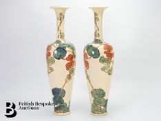 Pair of Doulton Lambeth Vases