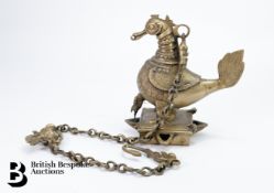 Indian Dhokra Brass Betel Box