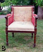 Victorian Oak Carved Arm Chair
