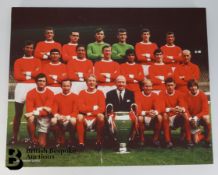 1968 European Cup Winning Team Photographs incl. Signed
