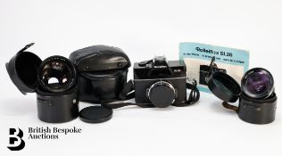 Rolleiflex and Canon Cameras and Lenses
