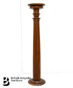 Mahogany Torchere