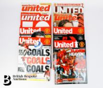 A Collection of Manchester United Review Magazines