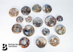 15 Prattware Pot Lids