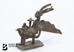 Cast Bronze Sculpture Sasabonsam