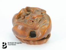 Japanese Boxwood Carving