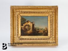 Neapolitan School Oil on Panel