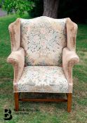 Antique Wing Back Arm Chair