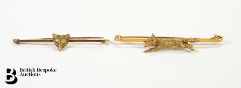 9ct Gold Tie Pins