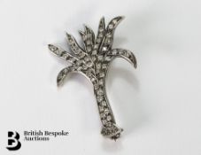 14ct Gold Palm Tree Brooch