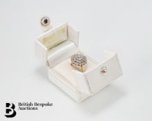 9ct Yellow Gold Diamond Cluster Ring