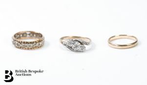 Three 9ct Gold Rings