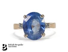 18ct Gold Sapphire and Diamond Ring