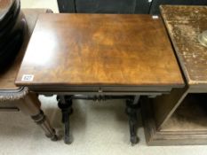 ANTIQUE WOODEN WORK TABLE 61 X 43 X 77CM
