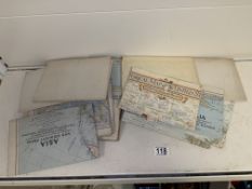 QUANTITY OF WORLDWIDE MAPS FROM THE NATIONAL GEOGRAPHIC MAGAZINE